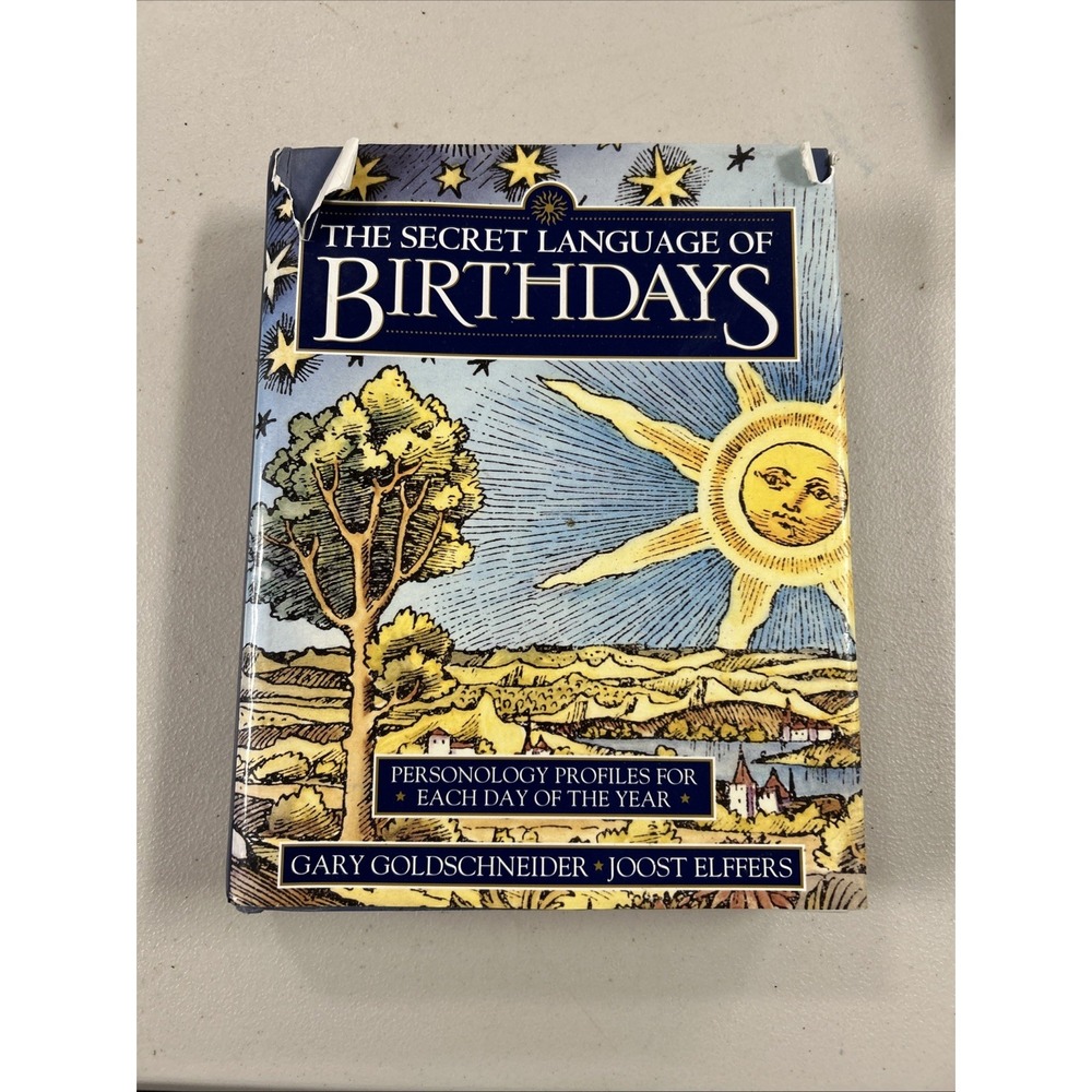 The Secret Language Of Birthdays Hardcover Book By Gary Goldschneider Astrology